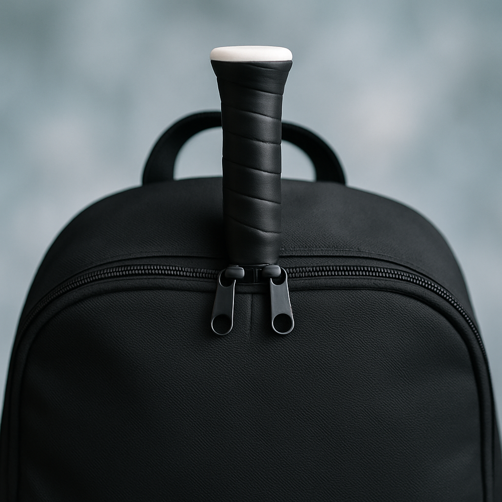 Zip fermé autour du manche